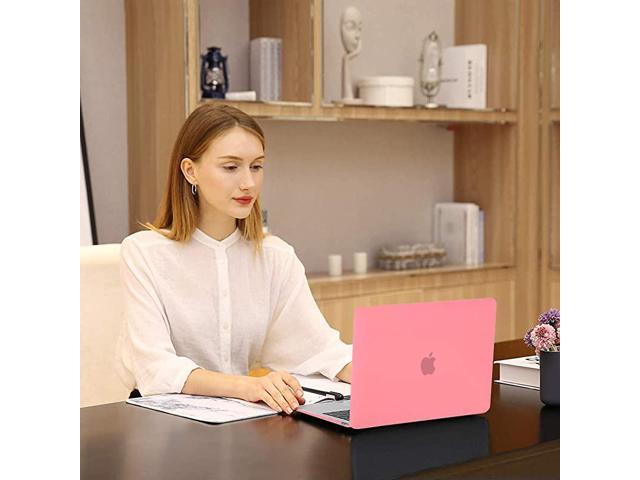 MOSISO MacBook Pro 13 inch Case 2020 2019 2018 2017 2016 Release A2338 M1 A2289 A2251 A2159 A1989 A1706 A1708 Cream Pink Plastic Hard Shell&Screen Protector Compatible with MacBook Pro 13 inch 