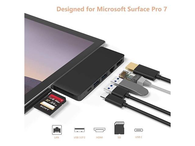 3.0 X 2 USB Hub With C 4K HDMI Adapter The Docking Station Surface Pro 5/ 6