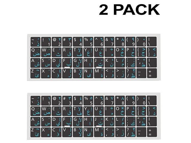 Russian Red Lettering Keyboard Stickers Transparent Background for Any Laptops Pc Computer Desktop 