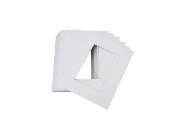 Set of 25 8x10 BLACK photo mats with Bevel Cut White Core for 5x7 Backing Bags Set of 25 8x10 BLACK photo mats with Bevel Cut White Core for 5x7 Backing Bags