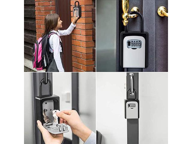 4 Digit Combination Key Storage For Door Lock Box Hotels House Realtors, 