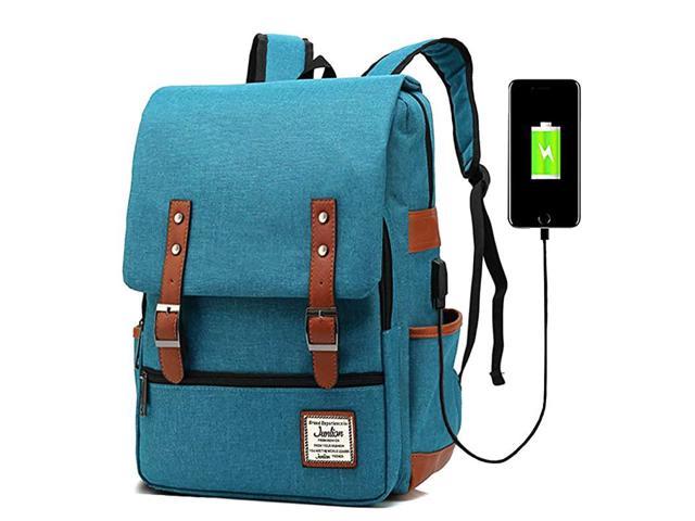 Umbrella Academy School Crest Dark Black Backpack Daypack Rucksack Laptop Shoulder Bag with USB Charging Port