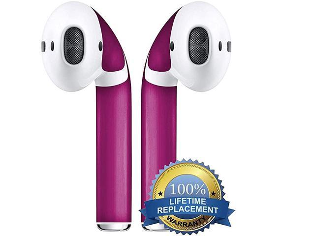 Wraps – Compatible with Apple AirPods 2 and 1 Skins for AirPod Wireless Earphones. Updated Model - Two Pairs - Lifetime Free Replacements. (Purple)