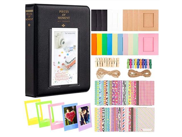 2x3 Inch Photo Paper Film Album Set For Fujifilm Instax Mini Camera Polaroid Snap Z2300 Socialmatic Instant Cameras Zip Instant Printer 64 Pockets Black Newegg Com