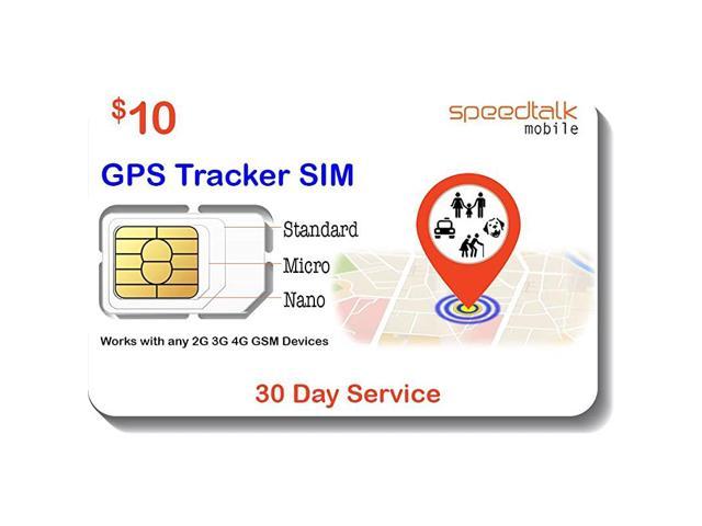 $5 GSM SIM Card for GPS Trackers Pet Kid Senior Car Motorcycle Tracking Device 
