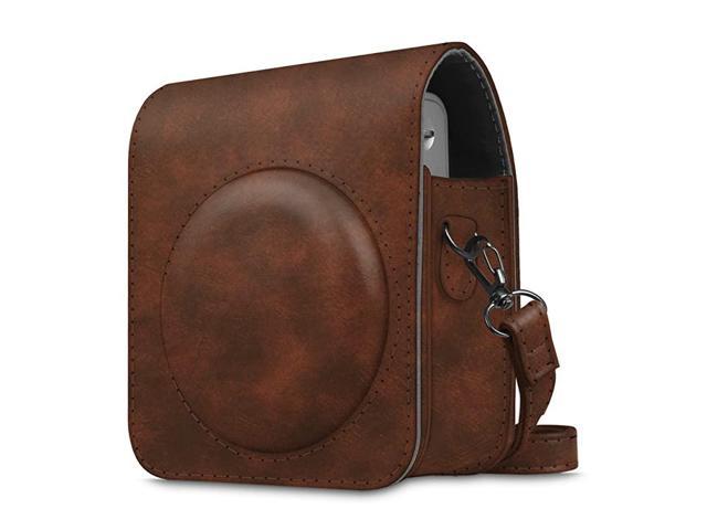 Openbaren molecuul Rechthoek Protective Case Compatible with Fujifilm Instax Mini 90 Neo Classic Instant  Film Camera - Premium Vegan Leather Bag Cover with Removable Strap, Vintage  Brown - Newegg.com