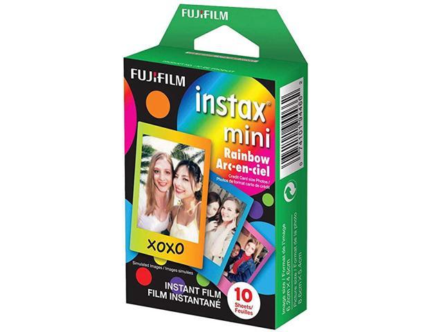 + Fujifilm Instax Mini Twin Pack Instant Film Fujifilm Instax Mini 11 Instant Camera 16654762 Sky Blue 16437396 + Single Pack Rainbow Film Case Travel Stickers