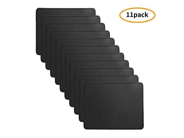 10.2x8.2inch Black Extended Gaming Mouse Pad with Non-Slip Rubber Base Textured with Stitched Edges 3mm Thickness 11 Pcs Computer Mouse Pad 