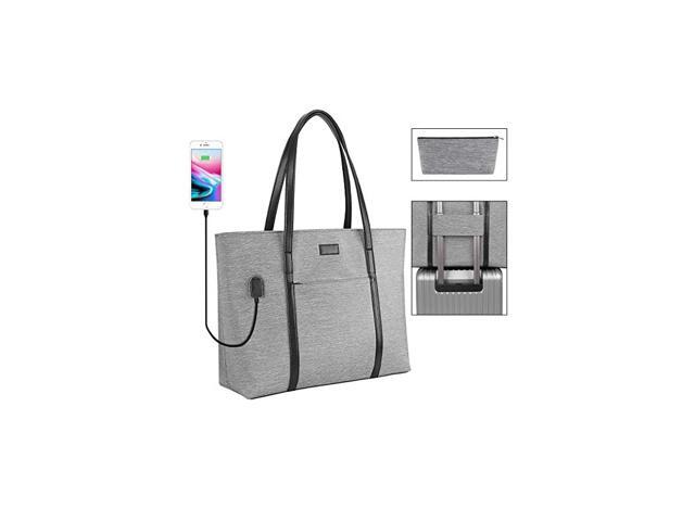 large work tote with pockets