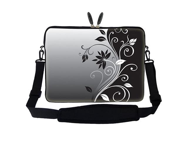 Neoprene Laptop Computer Case Bag with Hidden Handle Fit 10 inch to 17.3 inch 
