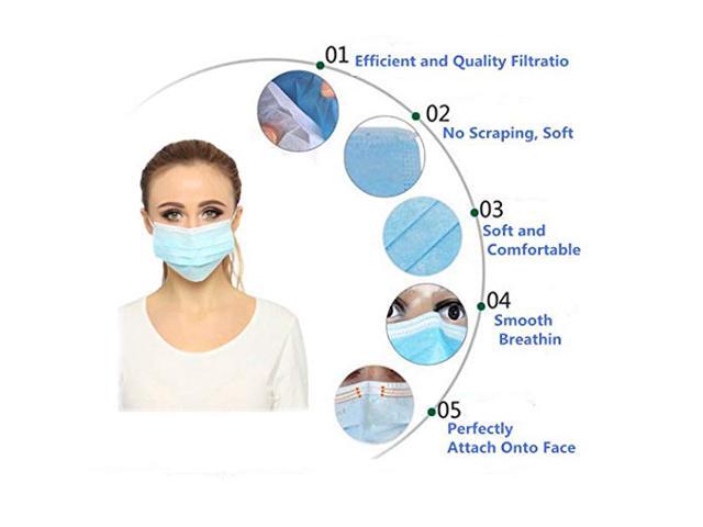 100 pcs disposable earloop face masks dental surgical hypoallergenic 100 pcs disposable earloop face masks dental surgical hypoallergenic