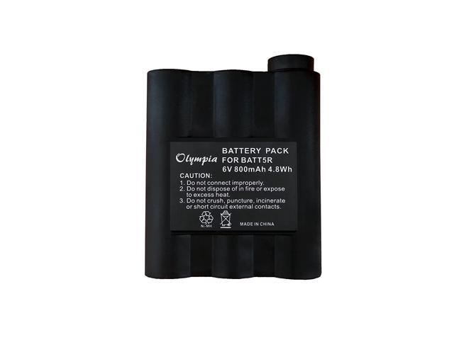 Replacement Battery for Midland GXT-850 800mAh, 6V, NIMH Replacement Battery for Midland Two-Way Radio