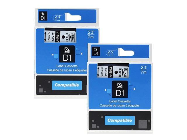 3 PK Compatible Black on White DYMO D1 45013 S0720530 Labelmanager Label Tape