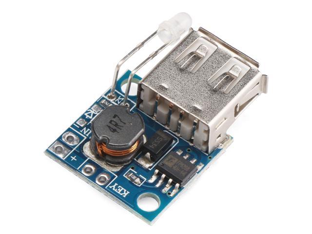 DC-DC Mini USB/USB Mobile Step Up Charger 5V 1A 2in1 Board  Power Supply 