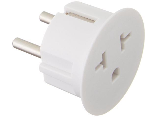 6PKSCHUKO Heavy Duty Grounded USA American to European German Schuko Outlet Plug for sale online 