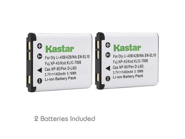2X Batería Klic 7006 para Kodak Easyshare M5370 M5350 M873 M580 M575 M552