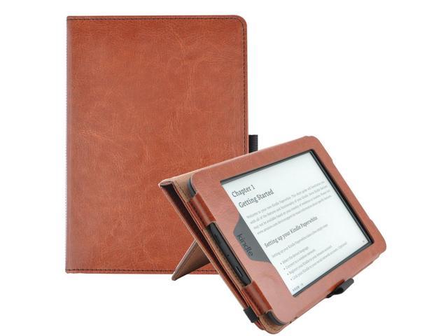 Tsuiwah Case For Kindle Paperwhite Vegan Leather Hand Strap