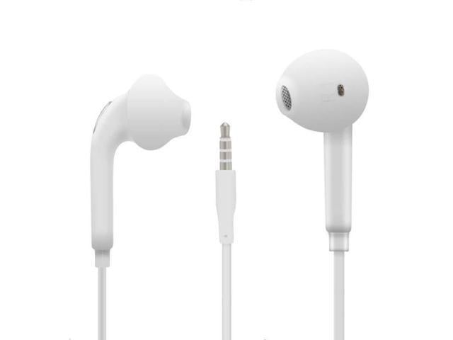 White Samsung Earphones 3.5mm Wired Headset for iphone Samsung Galaxy ...