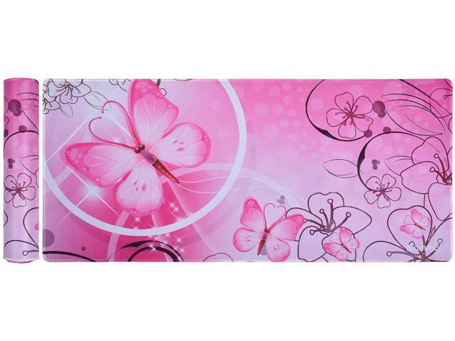 Pink Butterfly Extra Large Xxl 35 X15 55 X0 07 Desk Pad Pro