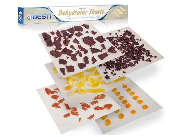 Food Dehydrator Sheets For Set of 9 Premium 14/" X 14/" Non-stick Teflon