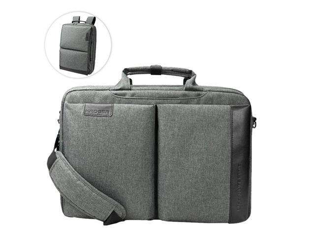 Kroser Laptop Briefcase Backpack 15 6 Inch Convertible Daypack Water Repellent Multi Function 2 In 1 Computer Rucksack Urban Bag For