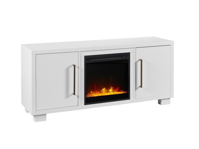 Shelby Tv Stand Electric Fireplace By C White Newegg Com