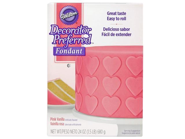 Wilton Decorator Preferred Pink Fondant 24 Oz Fondant Icing