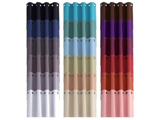 Miuco 2 Panels Room Darkening Thermal Insulated Grommet