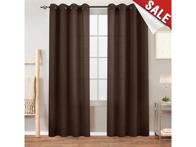 Privacy Semi Sheer Curtains For Bedroom Heavy Sheer Curtains 95