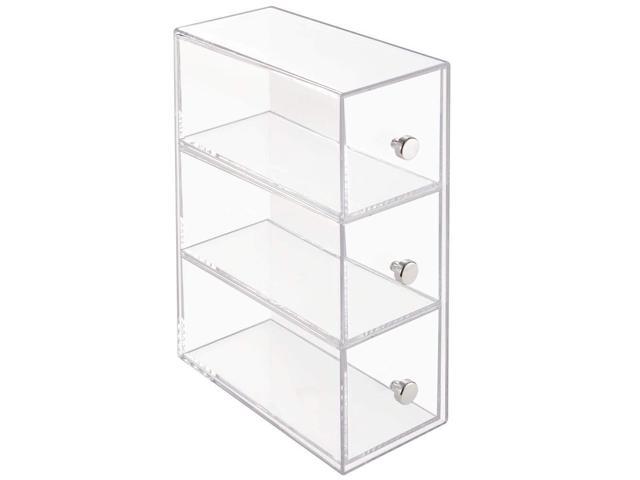 Tea Countertop Organizer Storage Station With 3 Drawers For Coffee