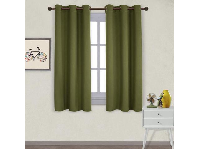 Nicetown Thermal Insulated Solid Grommet Blackout Curtains