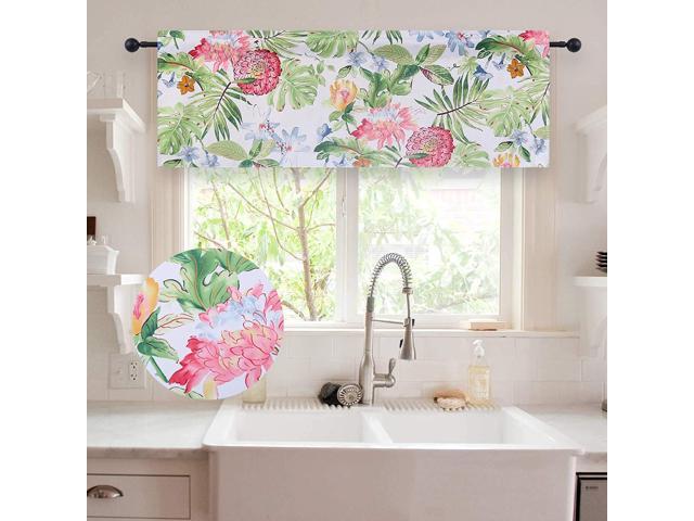 Holking Blackout Window Valance For Nursery Rustic Fl Printed Valances Treatments 18 Inches Long Rod Pocket 1 Panel Green Newegg Holking Blackout Window Valance For Nursery Rustic Fl Printed Valances Treatments 18 Inches Long Rod Pocket 1 Panel Green Newegg