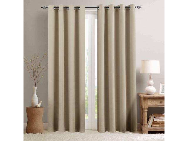 Room Darkening Window Curtains For Bedroom Triple Weave Moderate