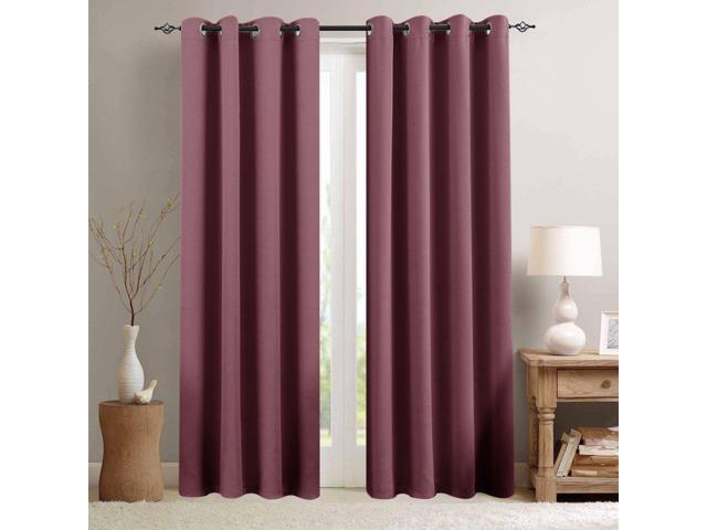 Room Darkening Curtains For Bedroom 95 Inch Length Light Reducing