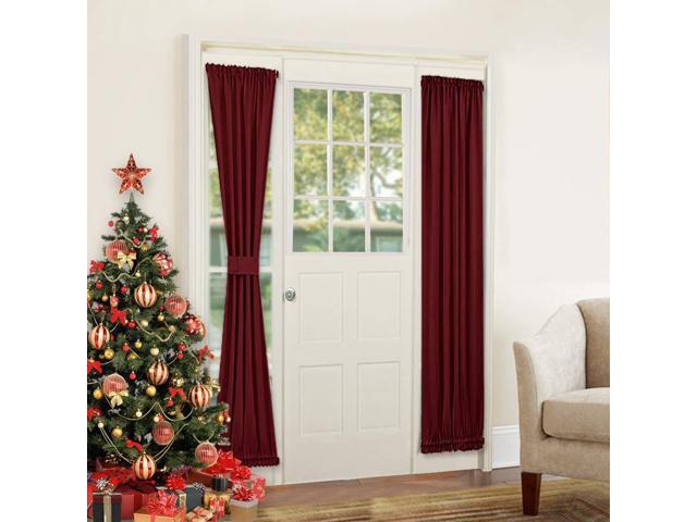 Pony Dance Door Panel Curtain Glazed Heavy Duty Blackout French