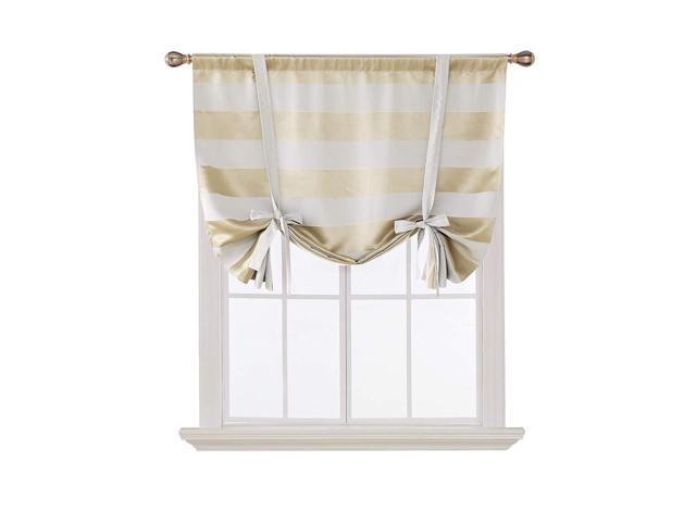 Deconovo Room Darkening Curtain Pattern Striped Curtains Rod