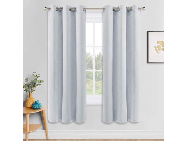 Pony Dance White Window Curtains Grommets Top Thermal Insulated