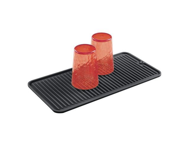 Mdesign Silicone Dish Drying Mat And Protector For Kitchen
