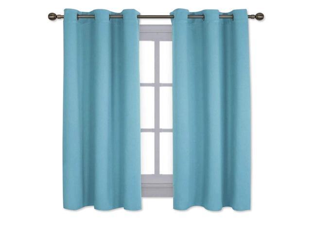 Nicetown Window Treatment Thermal Insulated Solid Grommet Room