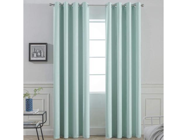 Yakamok Room Darkening Thermal Insulated Blackout Curtains For