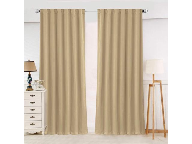Shield Creator Blackout Curtains Back Tab And Rod Pocket Solid