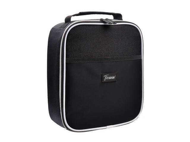 Small Insulated Lunch Bag Mini Thermal Portable Cooler Box Tote With Dual Zipper Closure For Men And Women Black Newegg
