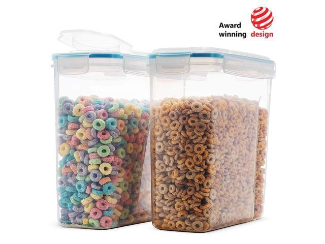 Komax Biokips Original Airtight Cereal Container 2 Pack 16 9 Cups 135 Ounce Food Storage Containers Bpa Free Dispenser
