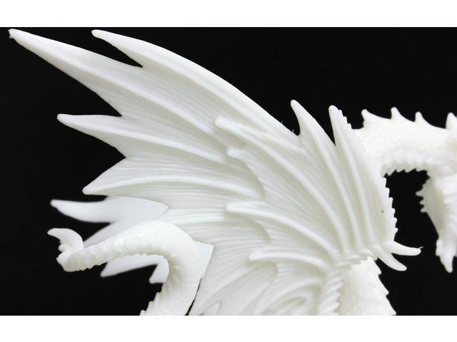 Safari Ltd Glow-in-the-Dark Snow Dragon Realistic Hand Painted Toy Figurine for