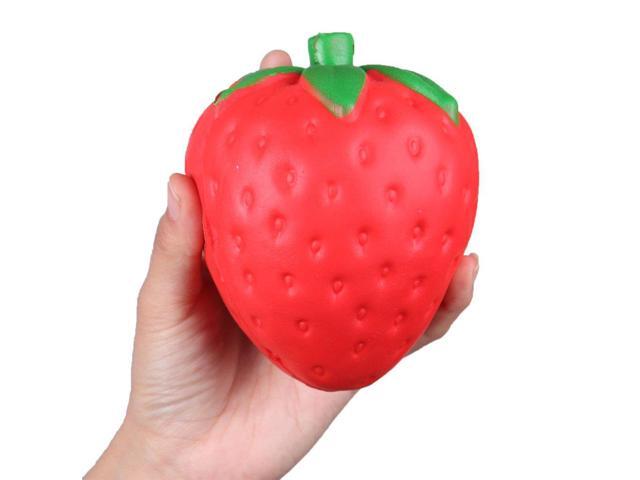 Squishy Toys Slow Raising Simulate Strewberry Soft Kawaii Fruit Desk Decor