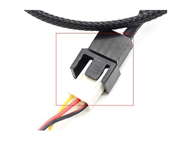USB To 3/4-Pin Switch Connector Adapter Cable For 5V Computer PC Router Fan CA 