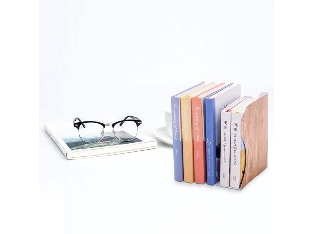Black Bookends PINREK Book Stand Retractable Book Holder Metal Iron Adjustable Nonslip DIY Design Bookshelf for Students Bedroom Library Office School Supplies Stationery Gift
