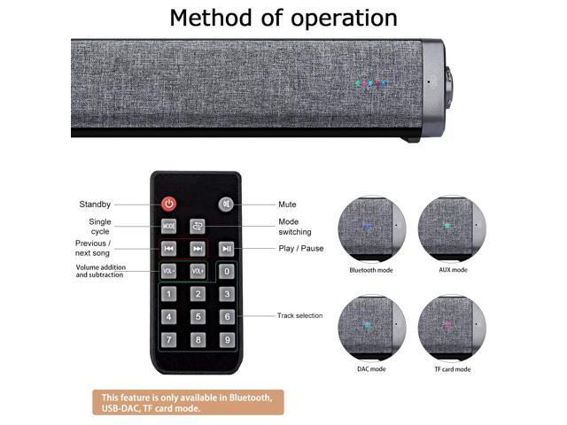 fityou bluetooth soundbar