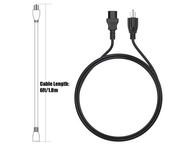 6ft UL Power Cord Cable for Panasonic VIERA TC-50PS14 TC-54PS14 TC-58PS14 HD TV