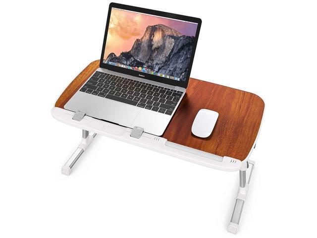 Laptop Table For Bed Taotronics Foldable Lap Desks Desk Height Adjule Portable Tray Couch And Sofa Stand